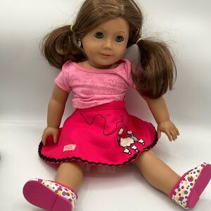 American Girl Doll truly me Brown Hair and blue eyes and freckles